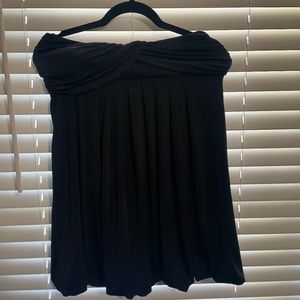 Little Mini Black Strapless Dress